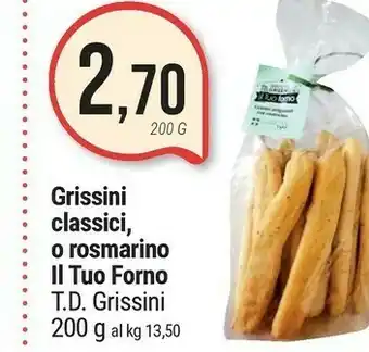 Supermercati Gulliver Grissini offerta