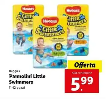 Lidl Huggies Little Swimmers Ragazzo/Ragazza Piccolo 12pezzo(i) offerta