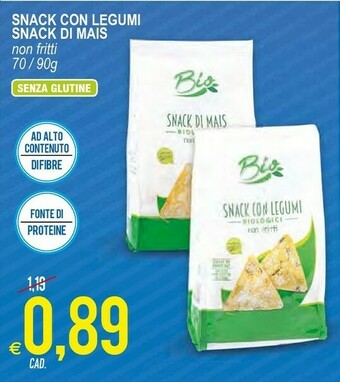 MD Discount Bio - Snack Con Legumi offerta