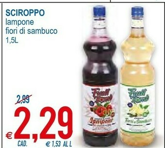 MD Discount Sciroppo Lampone/ Fiori Di Sambuco offerta