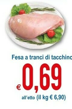 MD Discount Fesa A Tranci Di Tacchino offerta