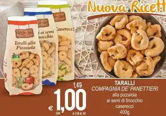 MD Discount Compagnia dei panettieri Compagnia De' Panettieri - Taralli Ai Semi Di Finocchio offerta