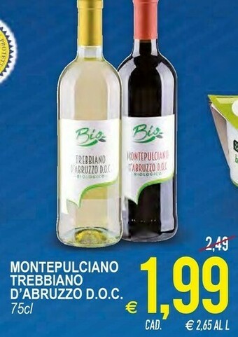 MD Discount Bio Montepulciano/ Trebbiano D'Abruzzo Doc offerta