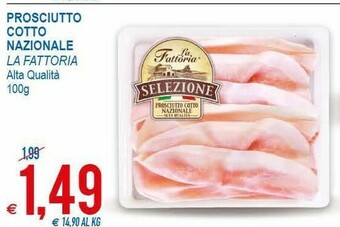 MD Discount La Fattoria Prosciutto Cotto Nazionale offerta