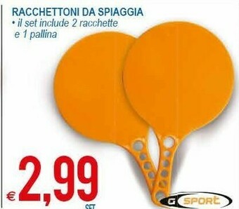 MD Discount Racchettoni Da Spiaggia offerta