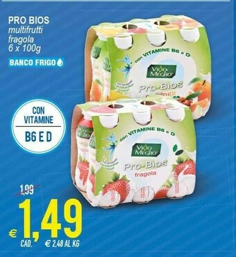 MD Discount Vivo Meglio Pro Bios Multifrutti 600 G(ml) offerta