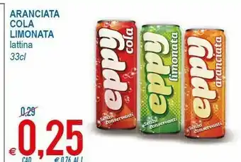 MD Discount Eppy Aranciata/ Cola/ Limonata offerta