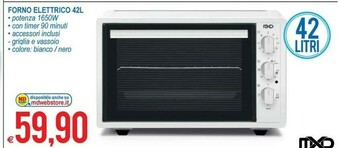 MD Discount Forno elettrico offerta