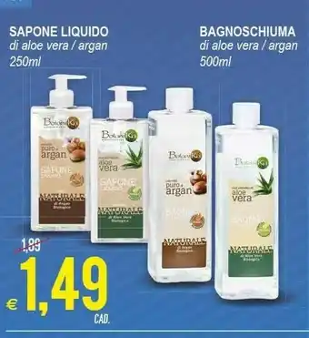 MD Discount Botanika Bagnoschiuma Di Aole Vera/ Argan offerta
