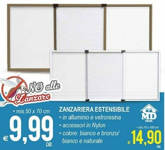 MD Discount Zanzariera Estensibile offerta