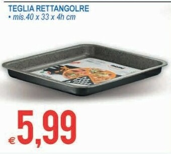 MD Discount Teglia Rettangolare offerta