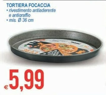 MD Discount Tortiera Focaccia offerta