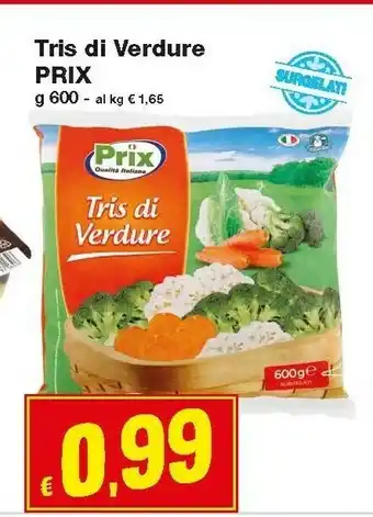 Prix Quality Tris di verdure offerta
