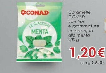 Conad Superstore Caramelle offerta