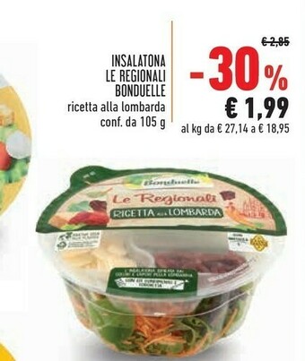 Conad Superstore Bonduelle Insalata offerta