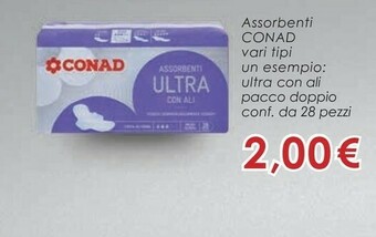 Conad Superstore Assorbenti offerta