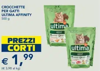 Esselunga Ultima Affinity Crochette Per Gatti 500 g offerta