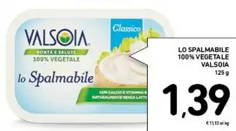 Conad Superstore Valsoia Lo Spalmabile 125 G(ml) offerta