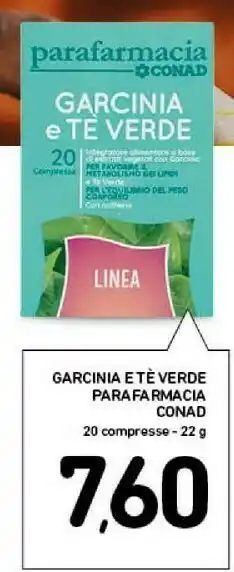 Conad Superstore Conad Garcinia E Te Verde Parafarmacia offerta