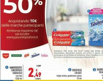 Conad Superstore Fabuloso Dentifricio offerta