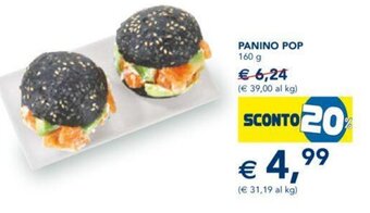 Esselunga Panino Pop 160 g offerta