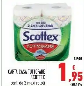 Conad Superstore Scottex Rotoli di carta offerta