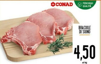 Conad Conad Braciole Di Suino offerta