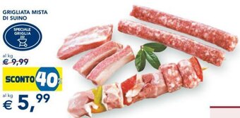 Esselunga Grigliata Mista di Suino offerta