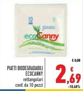 Conad Piatti di plastica offerta