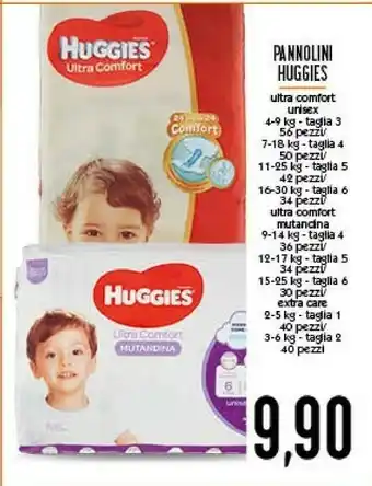 Conad Huggies Huggies Pannolini Ultra Comfort offerta