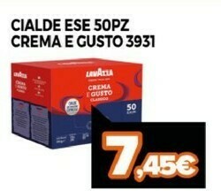 Expert Lavazza Cialde Ese 50pz Crema E Gusto 3931 offerta