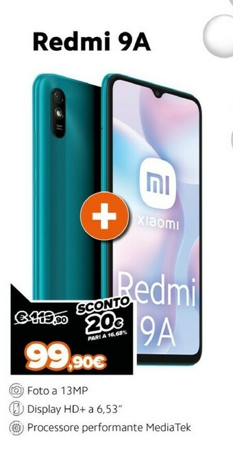 Expert Xiaomi Redmi 9A offerta