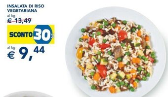 Esselunga Insalata di Riso Vegetariana offerta