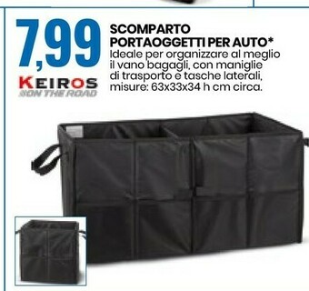 Eurospin Scomparto Portaoggetti Per Auto offerta