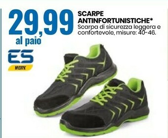 Eurospin Scarpe Antinfortunistiche Scarpa Di Sicurezza Leggera E Confortevole offerta