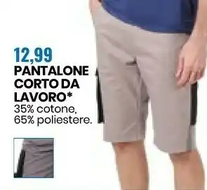 Eurospin Pantalone Corto Da Lavoro offerta