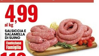 Eurospin Salsiccia E Salamella Di Suino offerta
