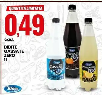 Eurospin Blues Bibite Gassate Zero offerta