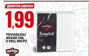 Eurospin Il braciere Tovaglioli offerta