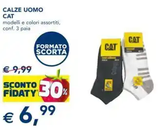 Calze Uomo Cat Conf. 3 Paia`