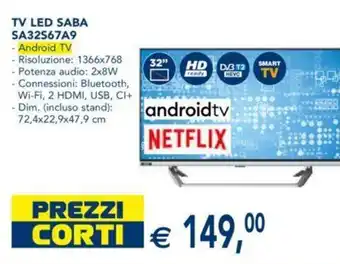 Saba TV LED SA32S67A9