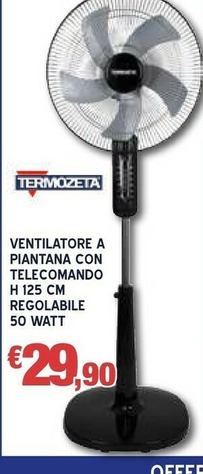 Europlanet Casa Termozeta Ventilatore offerta