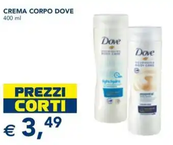Esselunga Dove Crema Corpo 400 ml offerta