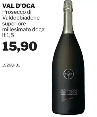 SoGeGross Val D'Oca Prosecco di Valdobbiadene superiore millesimato docg lt 1,5 offerta