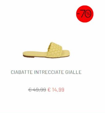 Primadonna Ciabatte offerta