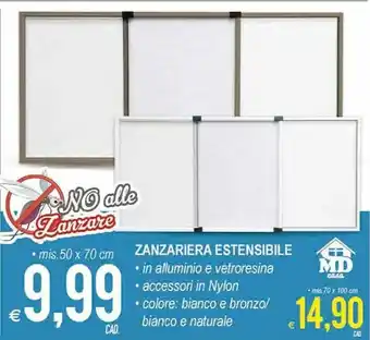 MD Discount MD Zanzariera Estensibile offerta