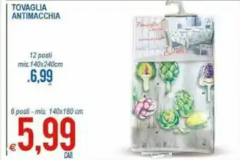 MD Discount Tovaglia Antimacchia 12 Posti offerta
