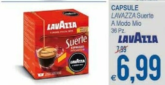 MD Discount Lavazza Suerte Capsule Caffè Tostatura Scura 36 Pezzo(i) offerta