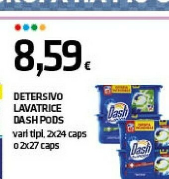 Superconti Dash Detersivo lavatrice offerta