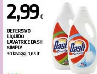 Superconti Dash Detersivo lavatrice offerta